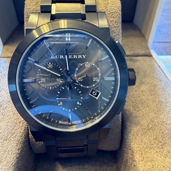 Burberry Men’s Swiss Chronograph Graphite Watch (BU9354) - Picture 5 of 7